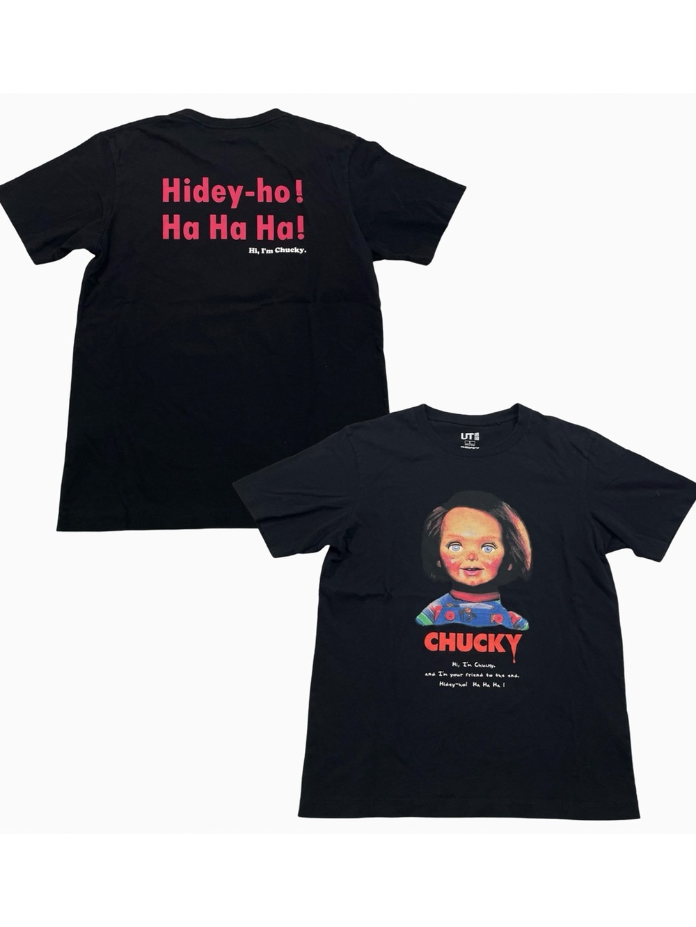 Uniqlo x Childs Play Chucky Size S Black Tee